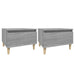 Mese laterale 2 buc. gri sonoma 50x46x35 cm lemn compozit - WALTI WALTI