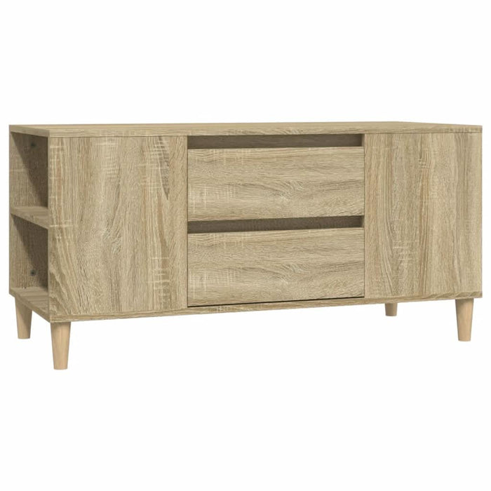 Comodă TV, stejar sonoma, 102x44,5x50 cm, lemn prelucrat - WALTI WALTI