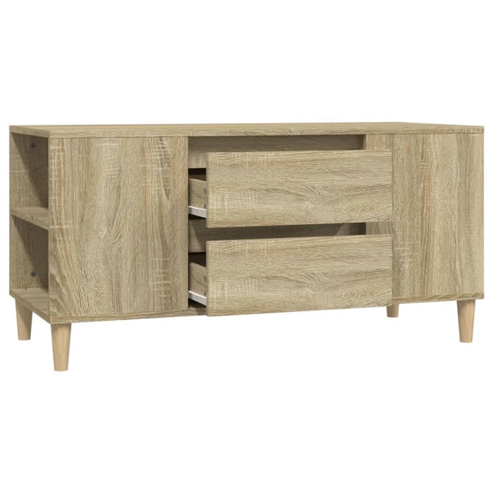 Comodă TV, stejar sonoma, 102x44,5x50 cm, lemn prelucrat - WALTI WALTI