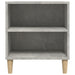 Comodă TV, gri beton, 102x44,5x50 cm, lemn prelucrat - WALTI WALTI