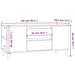 Comodă TV, gri beton, 102x44,5x50 cm, lemn prelucrat - WALTI WALTI
