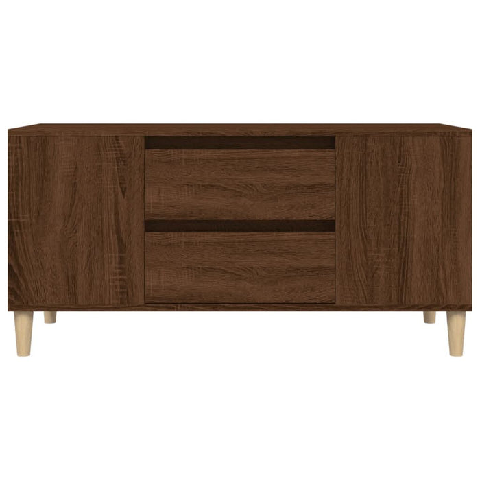 Comodă TV, stejar maro, 102x44,5x50 cm, lemn prelucrat - WALTI WALTI