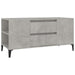 Comodă TV, gri beton, 102x44,5x50 cm, lemn prelucrat - WALTI WALTI