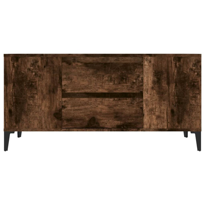 Comodă TV, stejar fumuriu, 102x44,5x50 cm, lemn prelucrat - WALTI WALTI