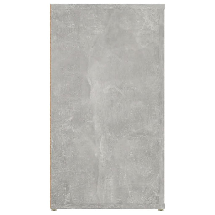 Servantă, gri beton, 100x33x59,5 cm, lemn prelucrat - WALTI WALTI