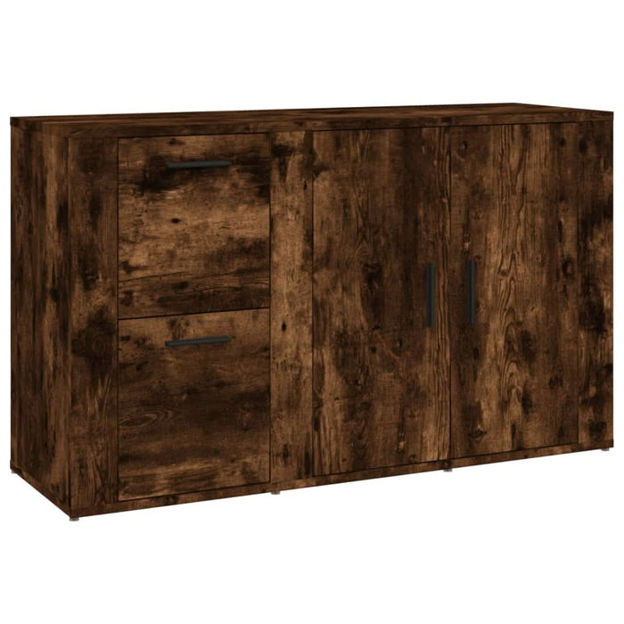 Servantă, stejar fumuriu, 100x33x59,5 cm, lemn compozit - WALTI WALTI