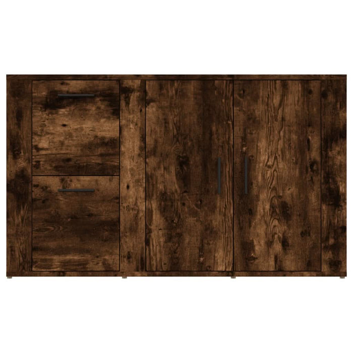 Servantă, stejar fumuriu, 100x33x59,5 cm, lemn compozit - WALTI WALTI