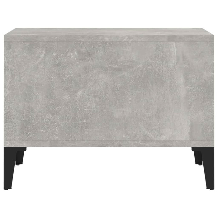 Măsuță de cafea, gri beton, 60x50x36,5 cm, lemn compozit - WALTI WALTI