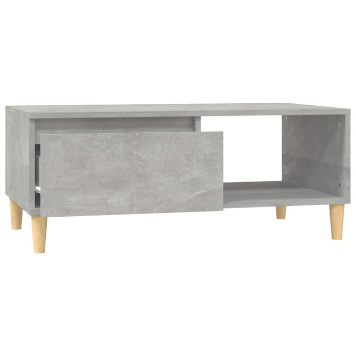 Măsuță de cafea, gri beton, 90x50x36,5 cm, lemn compozit - WALTI WALTI