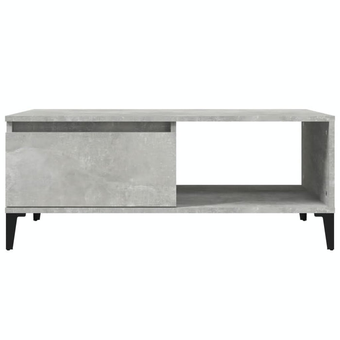 Măsuță de cafea, gri beton, 90x50x36,5 cm, lemn prelucrat - WALTI WALTI