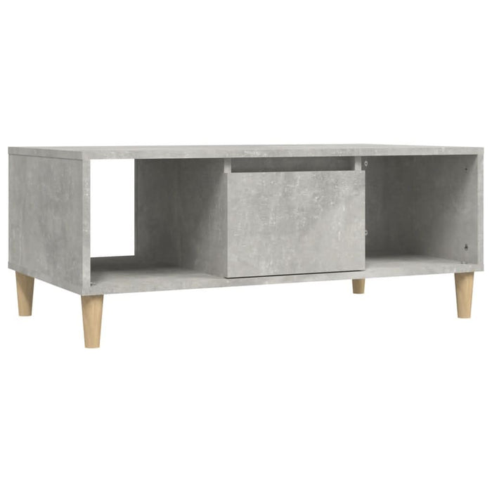 Măsuță de cafea, gri beton, 90x50x36,5 cm, lemn prelucrat - WALTI WALTI