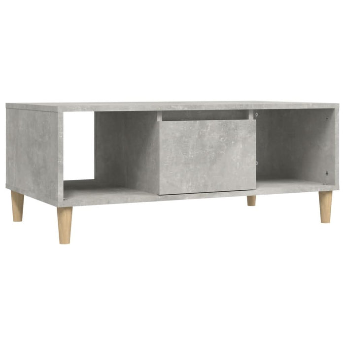 Măsuță de cafea, gri beton, 90x50x36,5 cm, lemn prelucrat - WALTI WALTI