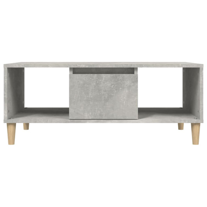 Măsuță de cafea, gri beton, 90x50x36,5 cm, lemn prelucrat - WALTI WALTI