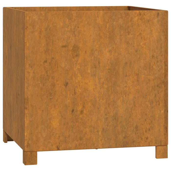 Jardiniere cu picioare 2 buc. ruginiu 49x47x50 cm oțel corten - WALTI WALTI