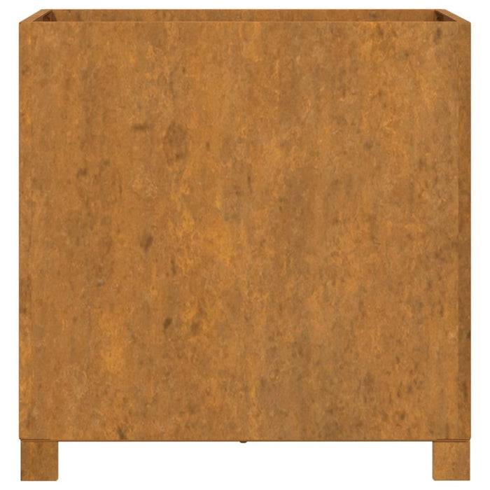 Jardiniere cu picioare 2 buc. ruginiu 49x47x50 cm oțel corten - WALTI WALTI