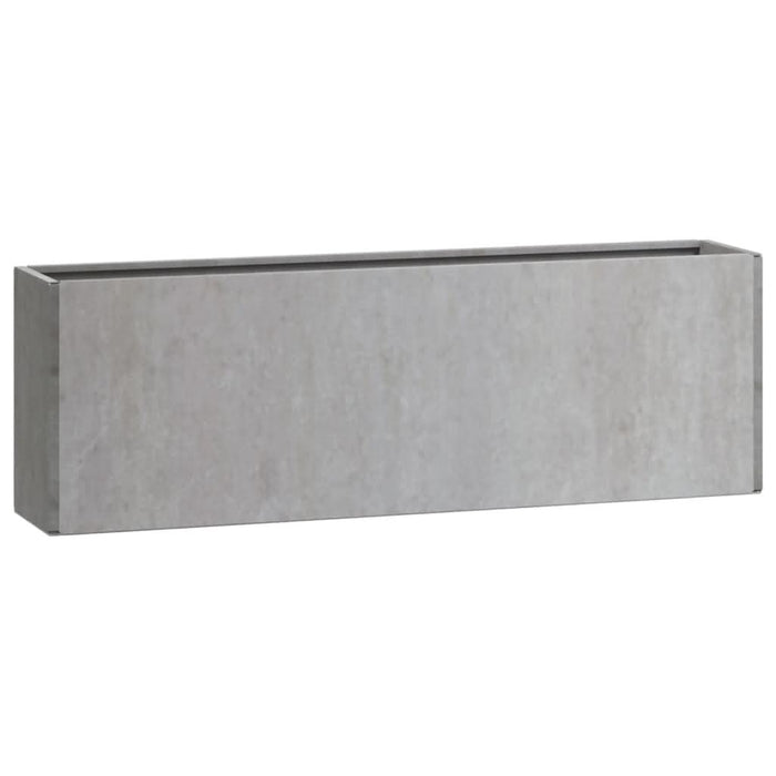 Jardiniere de perete, 2 buc., ruginiu, 53x10x17 cm, oțel corten - WALTI WALTI
