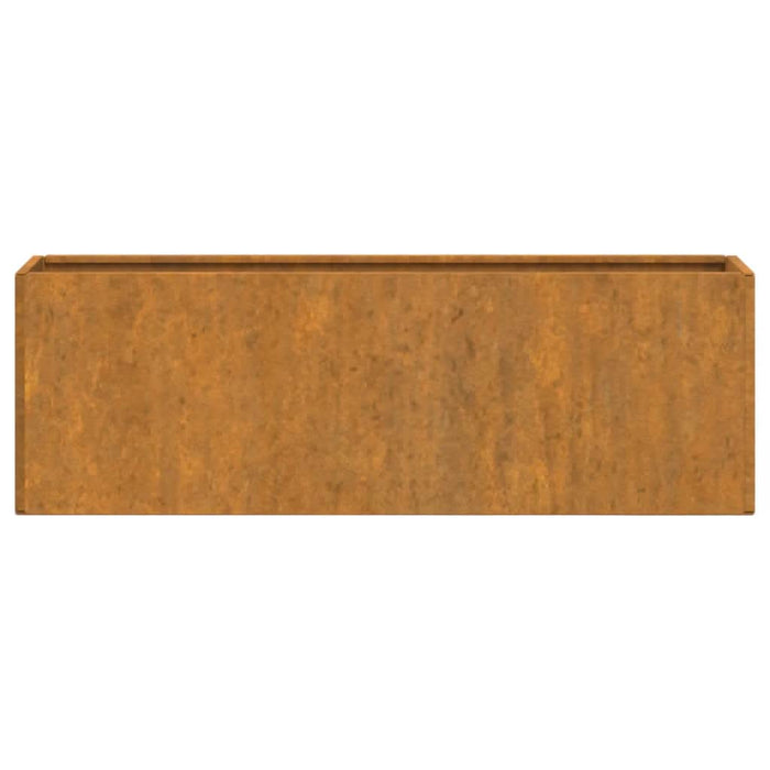 Jardiniere de perete, 2 buc., ruginiu, 53x10x17 cm, oțel corten - WALTI WALTI