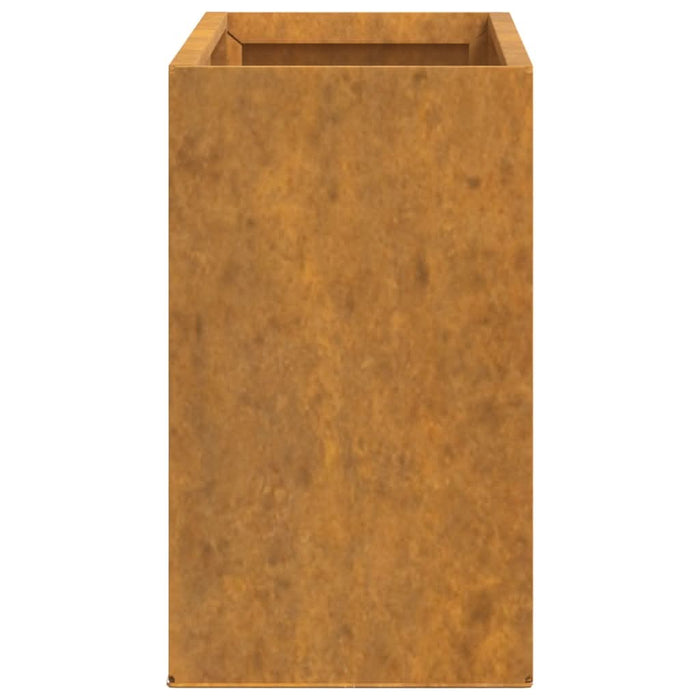 Jardiniere de perete, 2 buc., ruginiu, 53x10x17 cm, oțel corten - WALTI WALTI