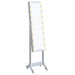 Oglindă de sine stătătoare cu LED, alb, 34x37x146 cm - WALTI WALTI
