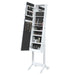 Oglindă de sine stătătoare cu LED, alb, 34x37x146 cm - WALTI WALTI