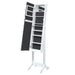 Oglindă de sine stătătoare cu LED, alb, 34x37x146 cm - WALTI WALTI