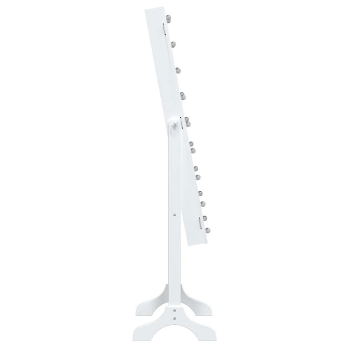 Oglindă de sine stătătoare cu LED, alb, 34x37x146 cm - WALTI WALTI