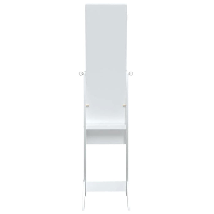 Oglindă de sine stătătoare cu LED, alb, 34x37x146 cm - WALTI WALTI