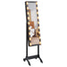 Oglindă de sine stătătoare cu LED, negru, 34x37x146 cm - WALTI WALTI