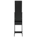 Oglindă de sine stătătoare cu LED, negru, 34x37x146 cm - WALTI WALTI