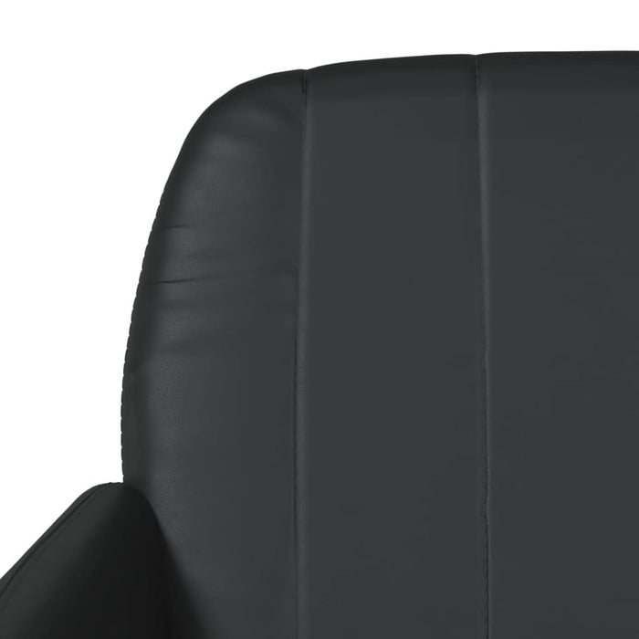 Bancă, negru, 107x80x81 cm, piele ecologică - WALTI WALTI