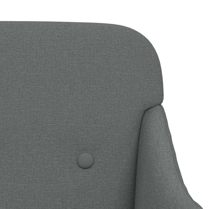 Bancă, gri închis, 110x76x80 cm, textil - WALTI WALTI