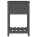 Jardinieră cu raft, gri, 54x34,5x81 cm, lemn masiv de pin - WALTI WALTI