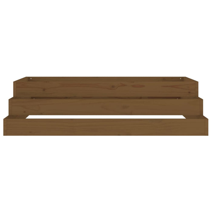 Jardinieră, maro miere, 110x110x27 cm, lemn masiv de pin - WALTI WALTI