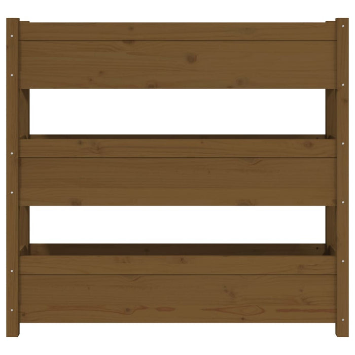 Jardinieră, maro miere, 112x25x104,5 cm, lemn masiv de pin - WALTI WALTI