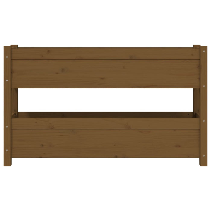 Jardinieră, maro miere, 112x25x66 cm, lemn masiv de pin - WALTI WALTI