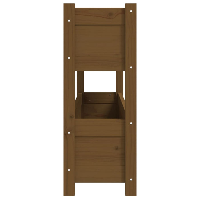 Jardinieră, maro miere, 112x25x66 cm, lemn masiv de pin - WALTI WALTI