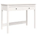 Birou cu sertare, alb, 100x50x78 cm, lemn masiv de pin - WALTI WALTI