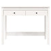 Birou cu sertare, alb, 100x50x78 cm, lemn masiv de pin - WALTI WALTI
