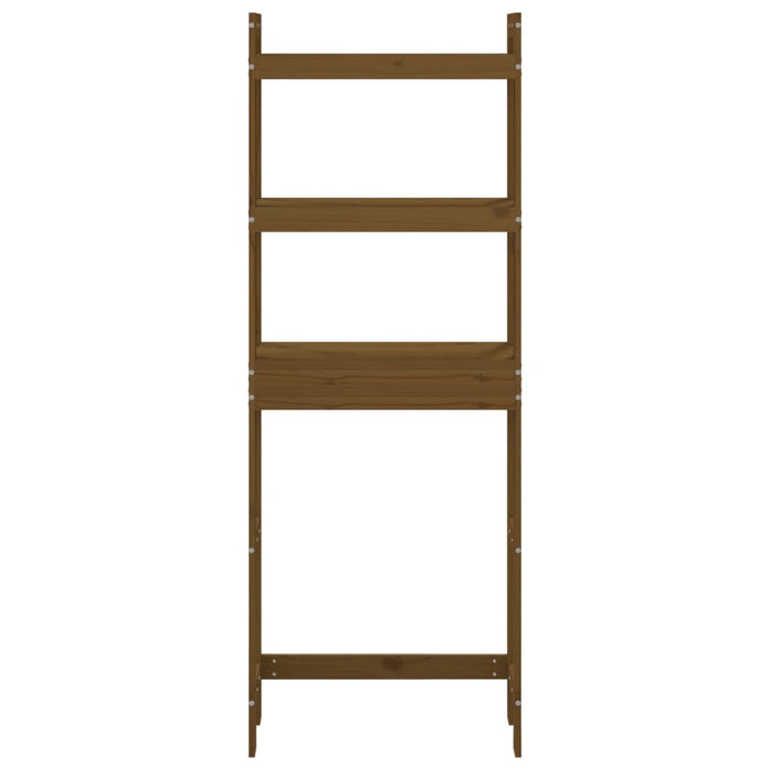 Raft de toaletă, maro miere, 63x26x171 cm, lemn masiv de pin - WALTI WALTI