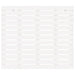 Tăblie de pat pentru perete, alb, 106x3x91,5 cm, lemn masiv pin - WALTI WALTI