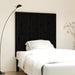 Tăblie de pat pentru perete, negru, 108x3x110 cm lemn masiv pin - WALTI WALTI