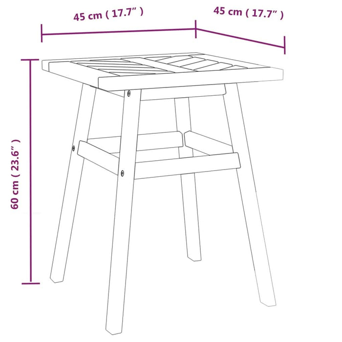 Set mobilier de grădină cu perne, 3 piese, lemn masiv acacia - WALTI WALTI