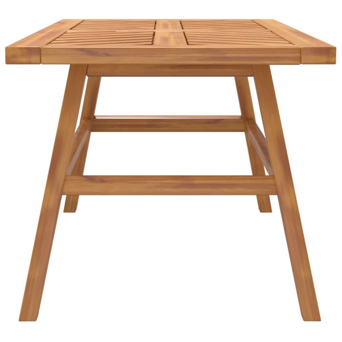 Măsuță de cafea 100x50x45 cm din lemn masiv de acacia - WALTI WALTI