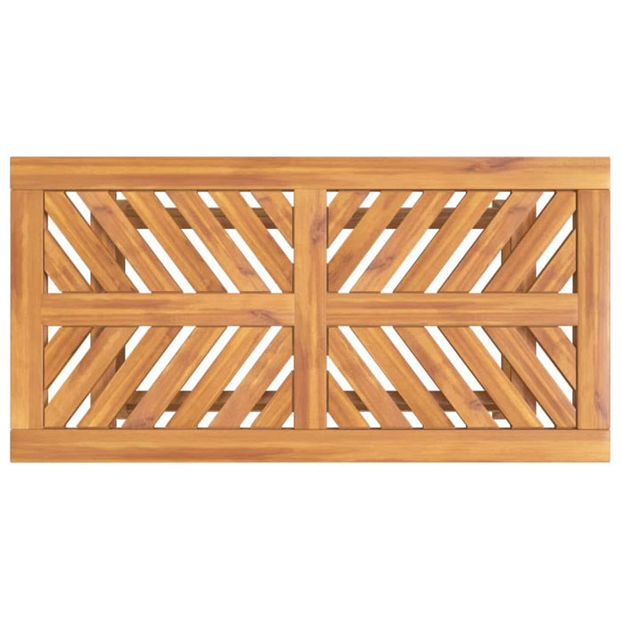 Măsuță de cafea 100x50x45 cm din lemn masiv de acacia - WALTI WALTI