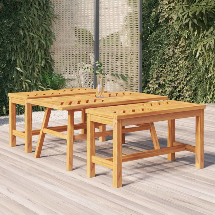 Măsuță de cafea 100x50x45 cm din lemn masiv de acacia - WALTI WALTI