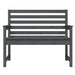 Bancă de grădină, gri, 109x48x91,5 cm, lemn masiv de pin - WALTI WALTI
