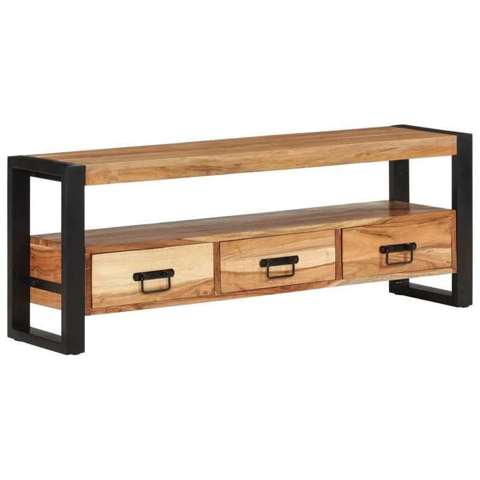 Comodă TV, 120x30x45 cm, lemn masiv de acacia - WALTI WALTI