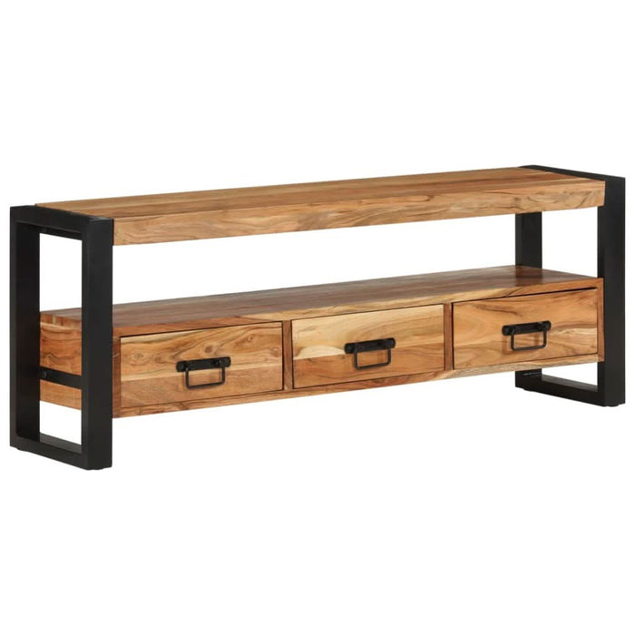 Comodă TV, 120x30x45 cm, lemn masiv de acacia - WALTI WALTI