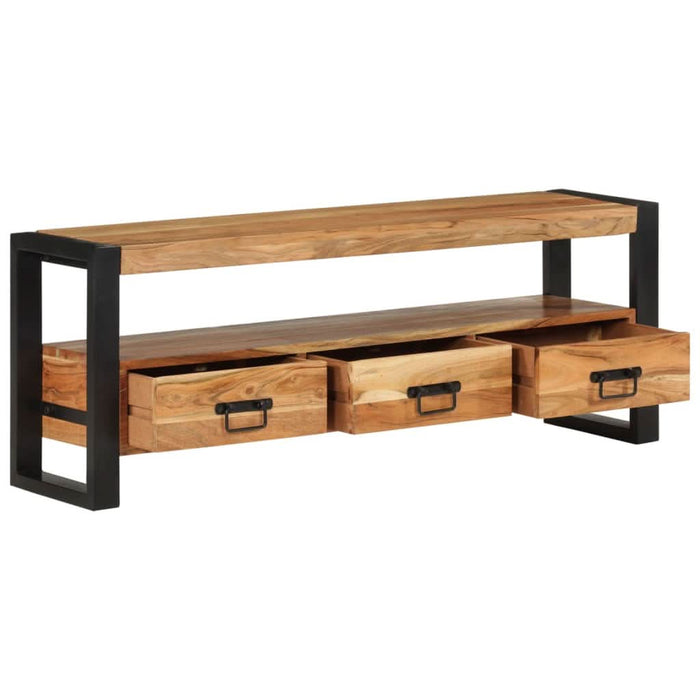 Comodă TV, 120x30x45 cm, lemn masiv de acacia - WALTI WALTI