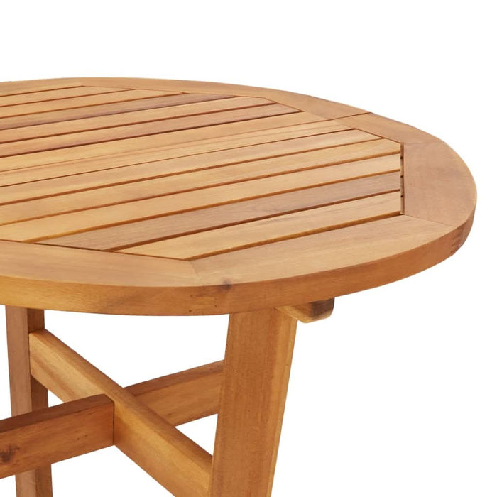 Masă de bar de grădină, Ø60x105 cm, lemn masiv de acacia - WALTI WALTI